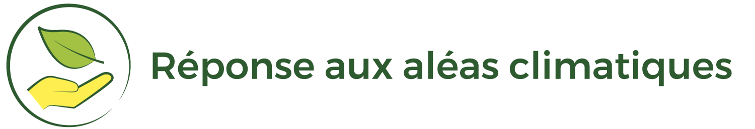 Réponse aux aléas climatiques